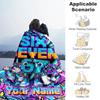 Custom Personalized Blanket Space Adventure Six Seven Soft Throw Blanket, Suitable for Family and Friends, Sofa Blanket,Home Decor Christmas gift