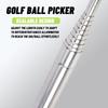 Golf Ball RetrieverTelescopic Stainless Steel Shaft High Durability Double-Sided Ball Picker Upper Grabber Golf Gifts for Golfer