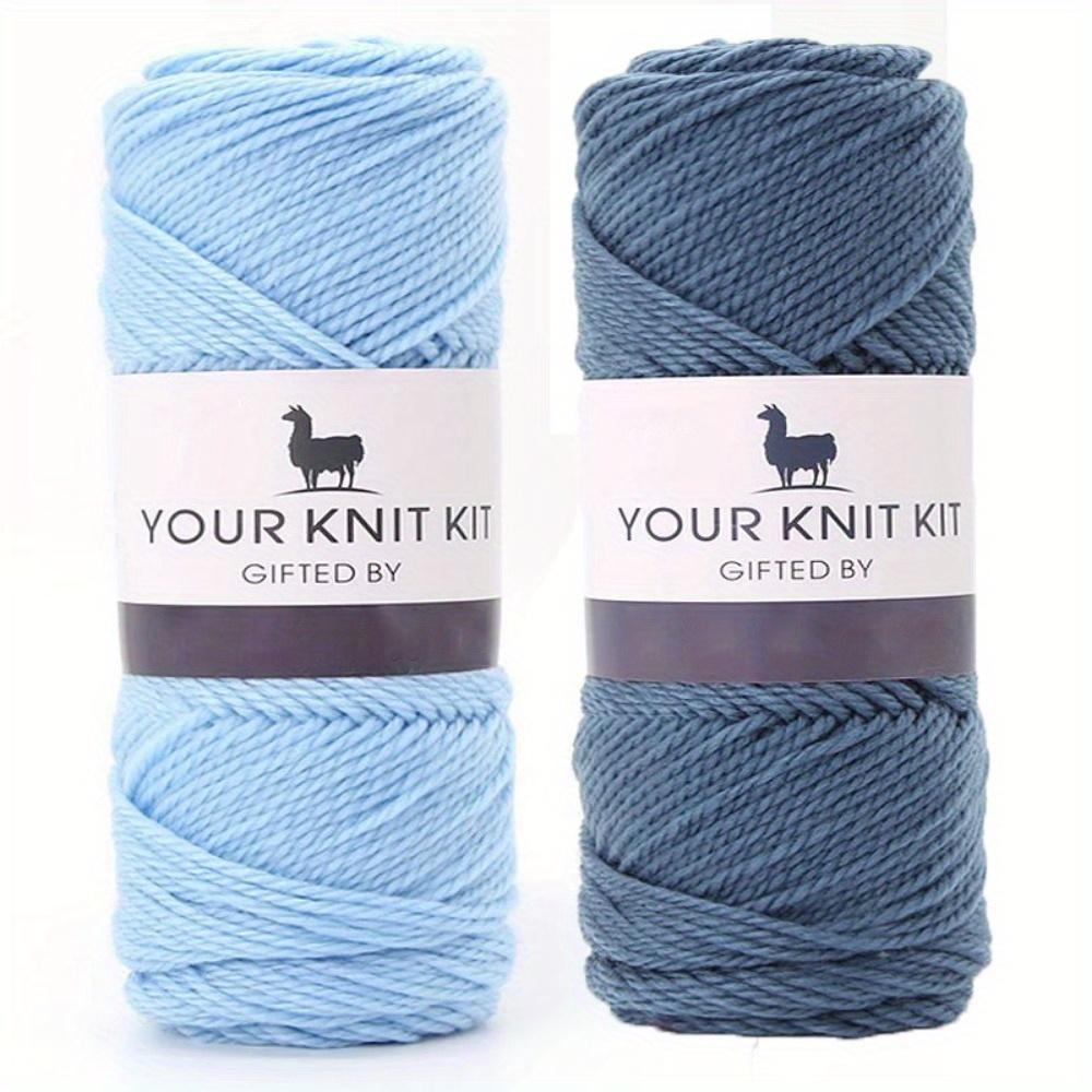 2pcs Alpaca Wool Blend Yarn Fashion Collection Art Crafts Crochet and Knitting Supplies for Sweaters Coats Capes Hats & Gloves