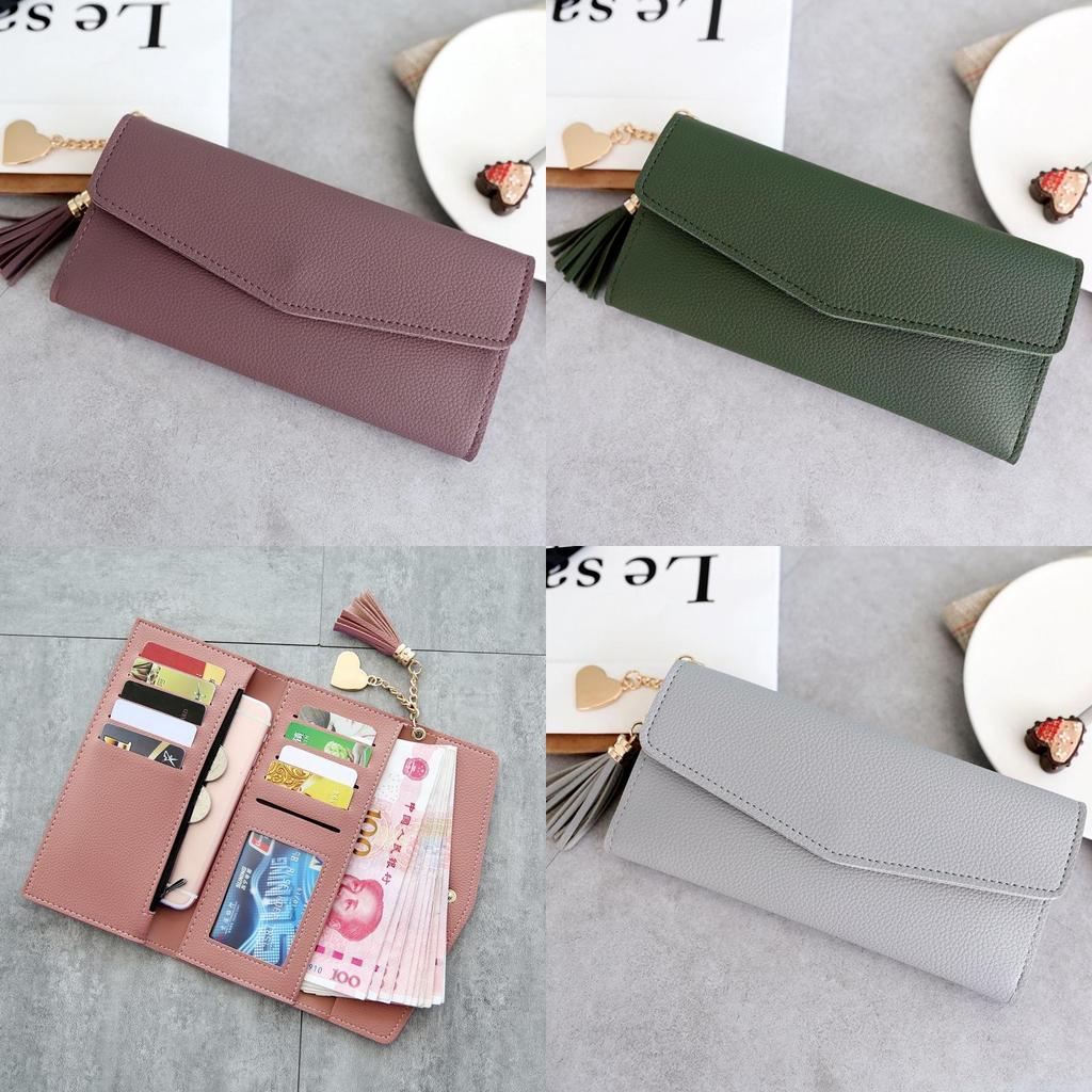 Fashion Lady Women Leather Clutch Wallet Long Card Holder Case Purse New Handbag