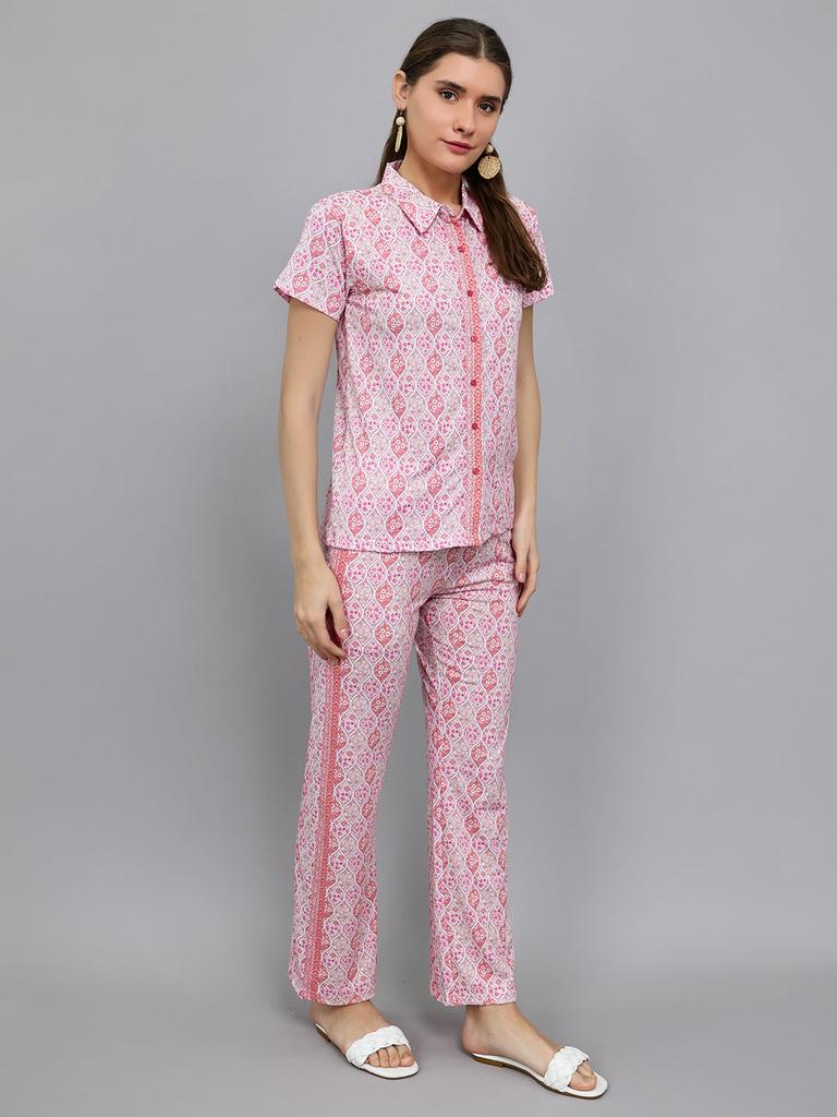 MONTE CARLO Womens Regular Fit Printed Lower Set