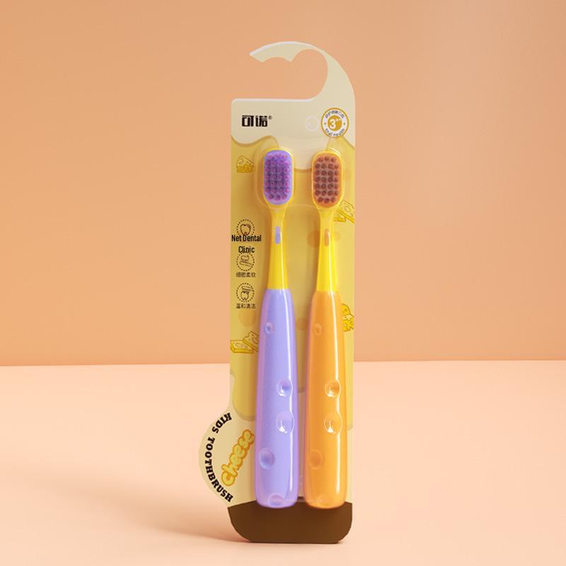 

New User Offer: Fun Cheese Soft Bristle Toothbrush for Kids, Ages 3-12