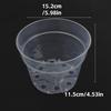 Reinforced Clear Nursery Pots with Drainage Hole Transparent Variety Pack Plastic Plant Pot Seedling Planter Seed Starter Flower