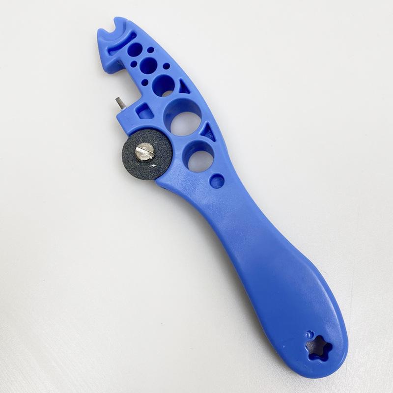 Abridor de Frascos de Medicamentos Multifuncional - Pequeno Ajudante do Enfermeiro com Roda de Moagem para Frascos de Vidro