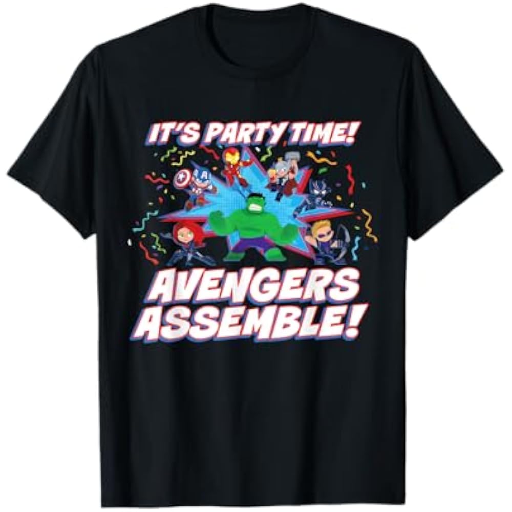 Marvel Avengers Toon Art It's Party Time — Avengers Assemble! Tees