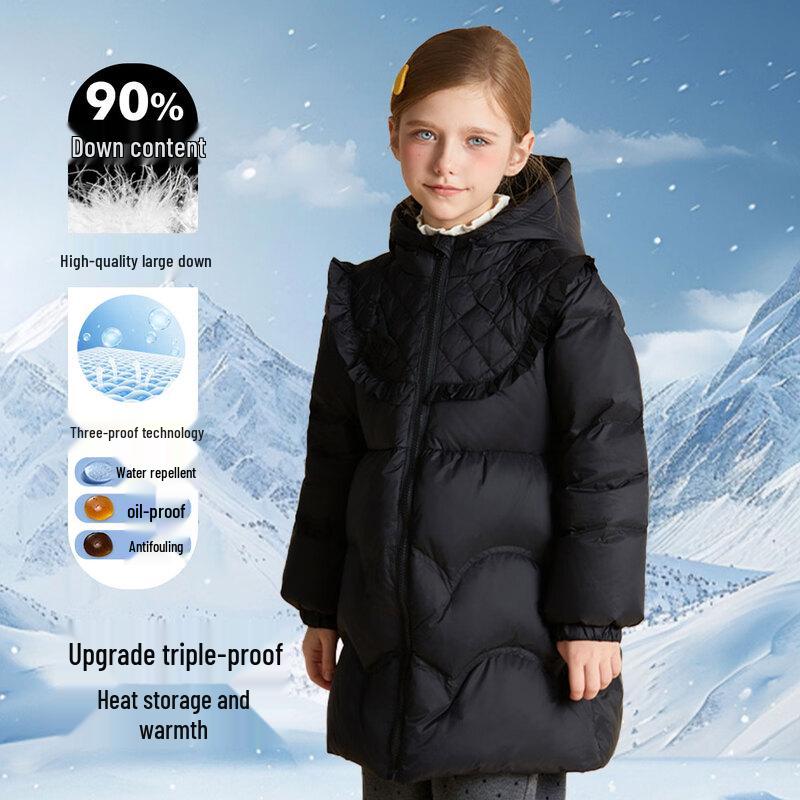 Fuluomi Girls  Sweet Style Winter Duck Down Jacket 120