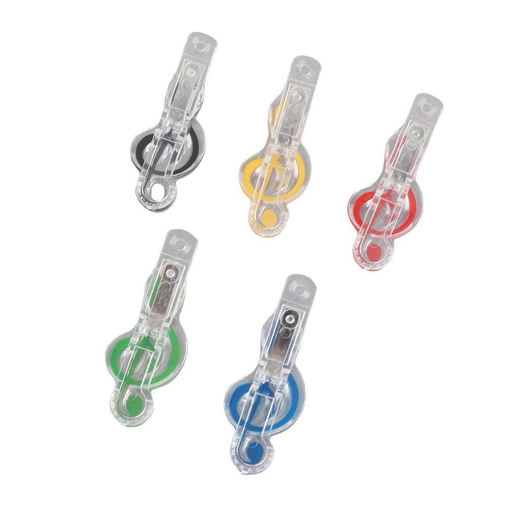 5PCS Mixed Color Piano Book Clips ABS Treble Clef Clips Music Note Clips For Sheet Music Reading