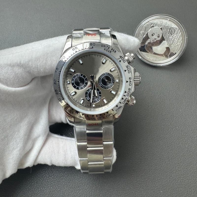 Panda Eye Daytona Men's Mechanical Watch Yacht Luminous Three Eyes Six Needles
