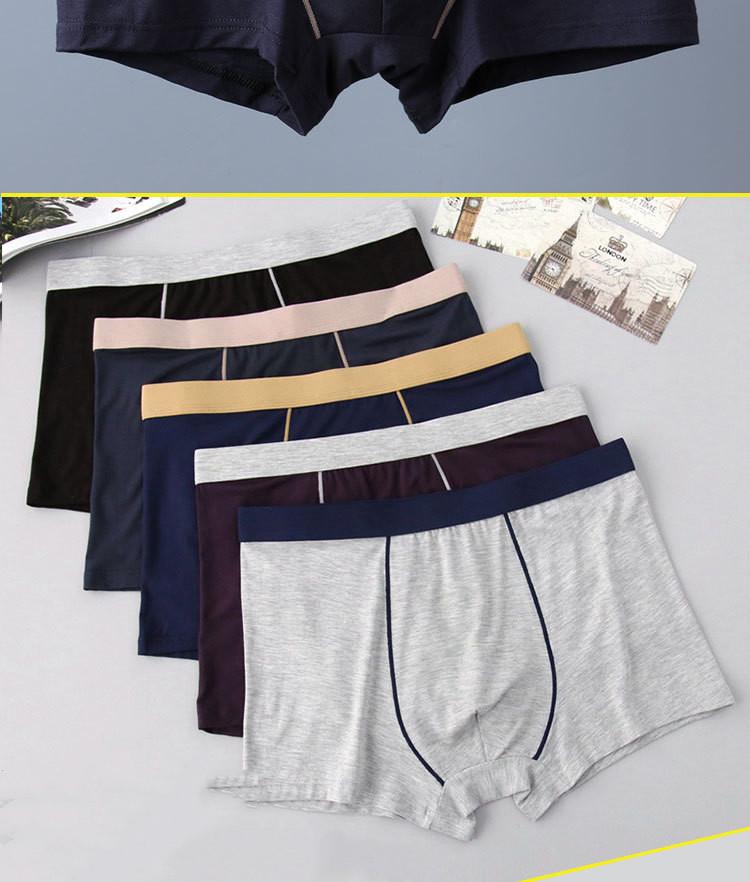 Men Big Size Panties Cotton Men's Underwear Boxers Breathable Man Printed Underpants Comfortable Shorts Underwear Knickers