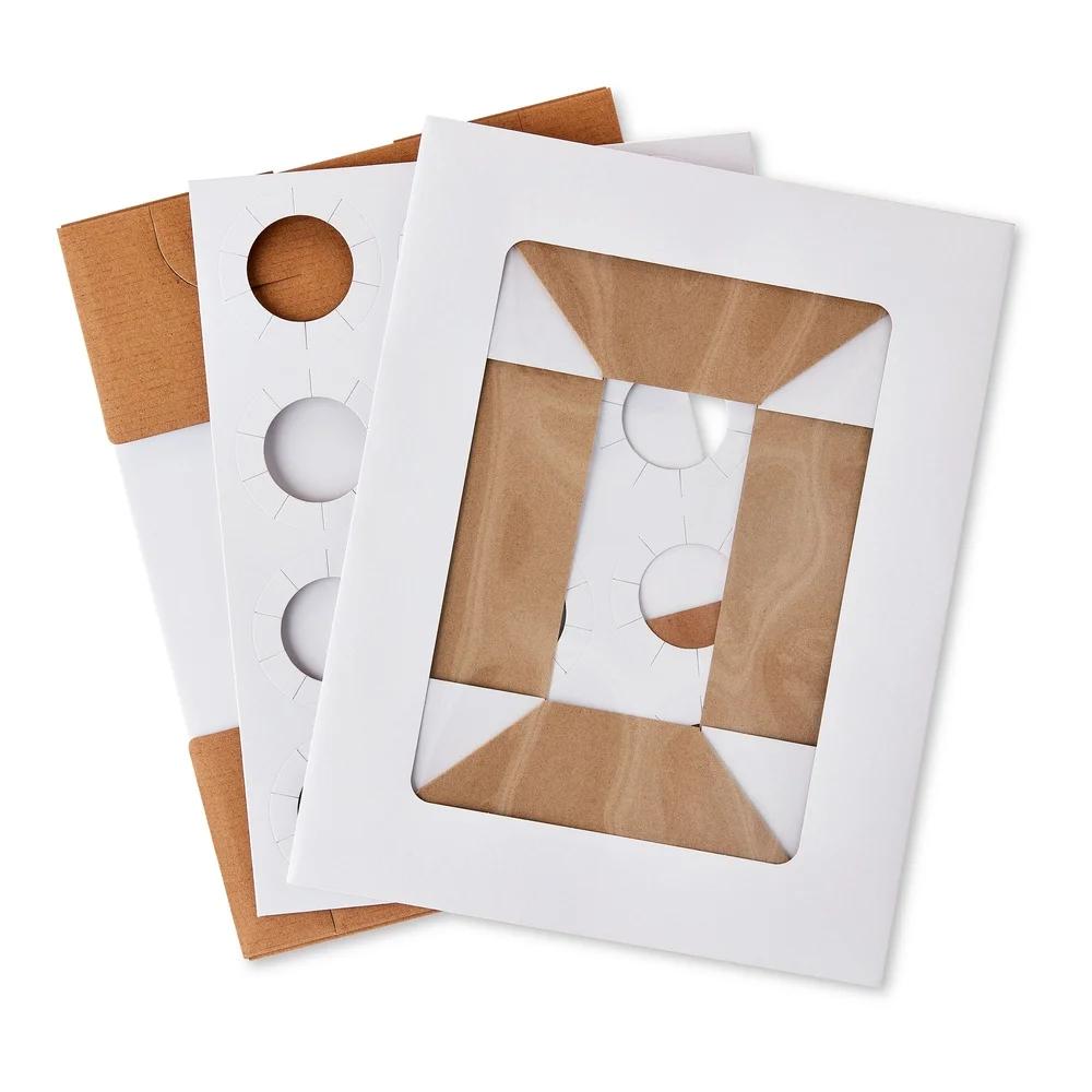 2 Pack White Cake Boxes with Windows Transporting Treats Bakery Packaging 10.25 x 13.25 x 4 Inches Multi-Purpose Use