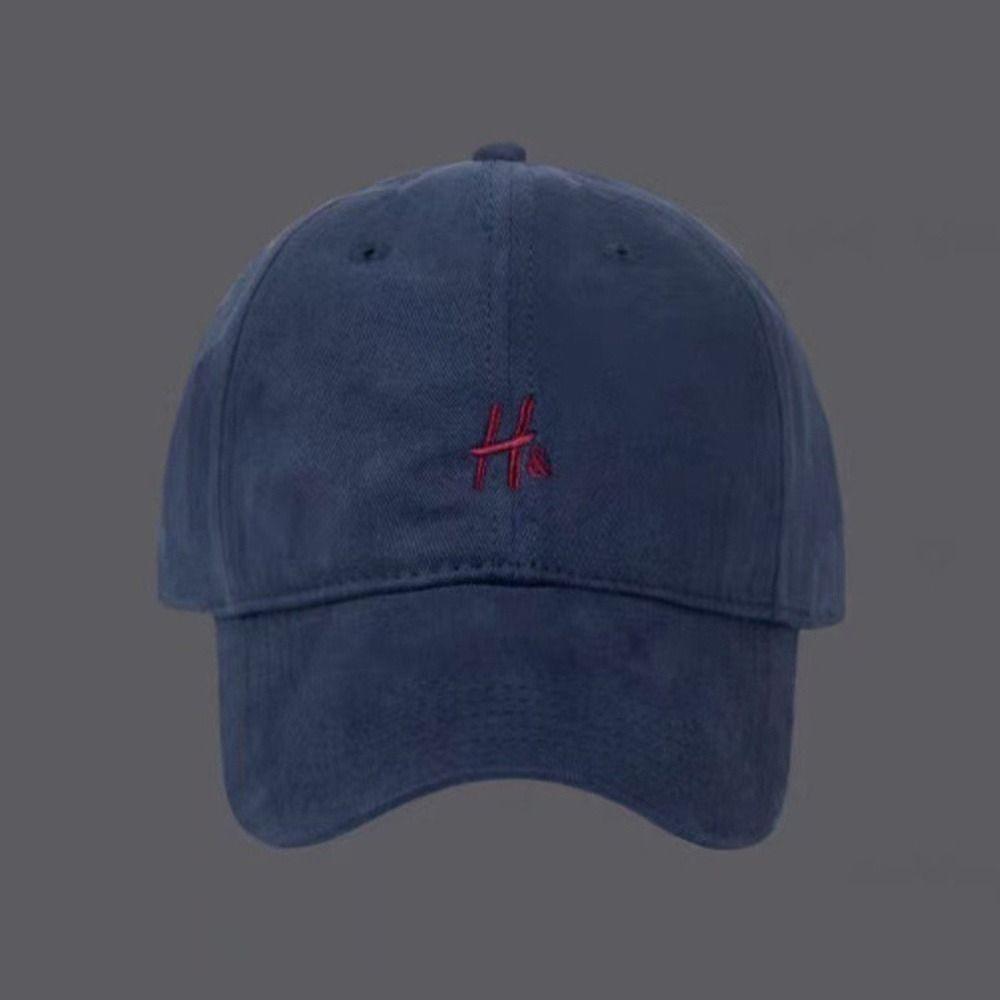 Shows Face Small Sun Visor Hats H Letter Peaked Caps Fashion Duck Tongue Cap  Spring Summer Autumn