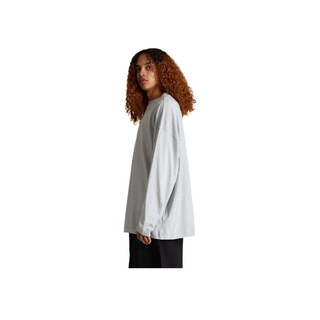 Fear of God Essentials Long-Sleeve Shirt II Light Heather Grey Men Tops 125SP244206F