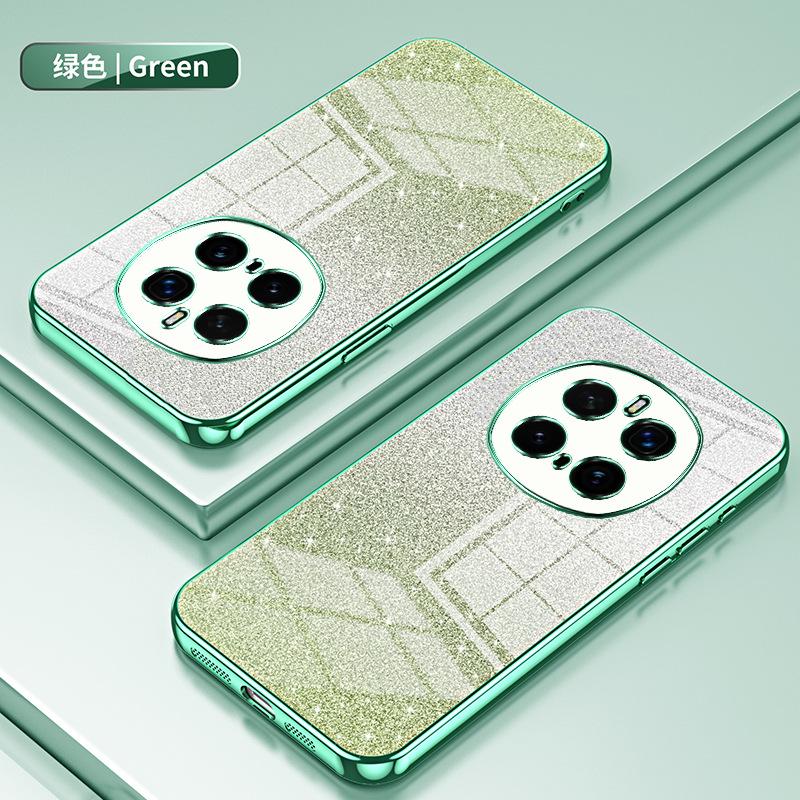 Applicable to Huawei Honor Magic8Pro electroplated glitter mobile phone case Honor X9D transparent Honor X70 protective case