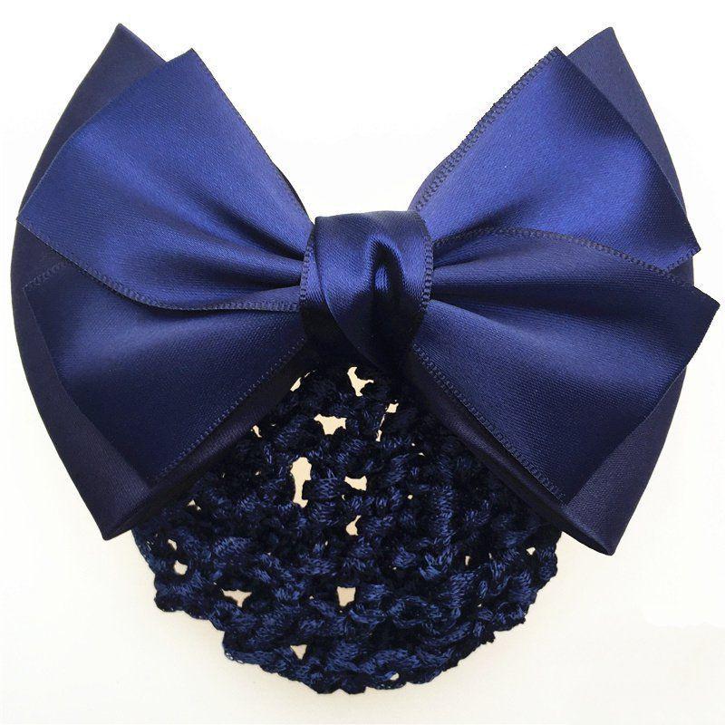 

Korean Style Professional Hair Snood: Bow Hair Clip for Waitresses, Nurses, Hotel Staff, and Flight Attendants