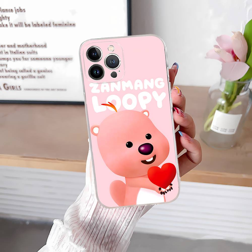 Cute Cartoon L-Loopys Phone Case For IPhone 11 13 16 12 17 14 15 Pro Max Plus Soft Clear Back Cover Coque