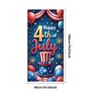 Decorative Design Happy 4th of July Celebration Banner for Holiday Party Indoor Decoration Patriotic Event