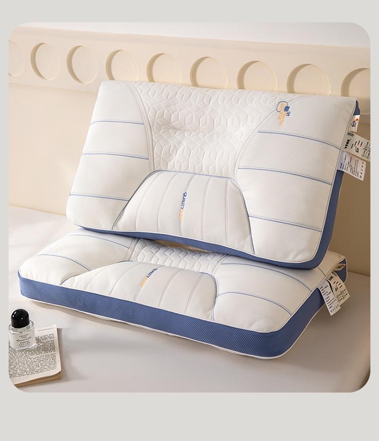 Yongyouwan Latex Pillow with Neck Protection and Sleep Aid for Home Bedrooms, Student Dormitories, and Specialized Pillows for Sleeping