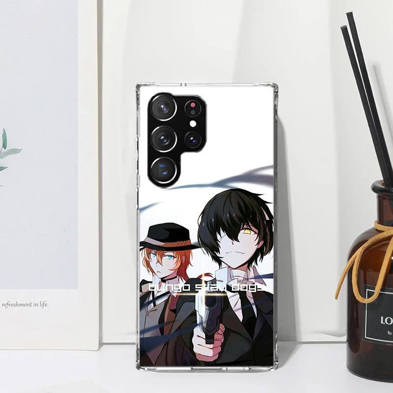 Bungo Stray Dogs Double Black Phone Case For Samsung Galaxy S26 S25 Edge S24 FE S23 S22 Ultra S21 Plus S20 + Art Fundas Back Cov