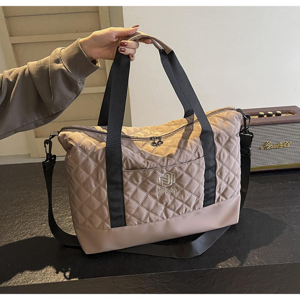 Premium Sense Large-capacity Travel Bag Sports Fitness Bag Short-distance Business Travel Bag Portable Messenger Yoga Bag