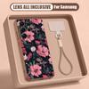 Oil Painting Flower Print Case For Samsung S26 Ultra S25 FE S24 S24 Plus A57 A37 A17 A56 A36 A16 A55 A35 A15 A54 5G Hybrid Magnetic Matte Cover