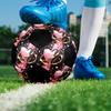 Heart Indoor Soccer Ball Colorful Machine Stitched PVC Size 5 Team Training Competition Ready Durable High-Bounce Cool Sports Gift