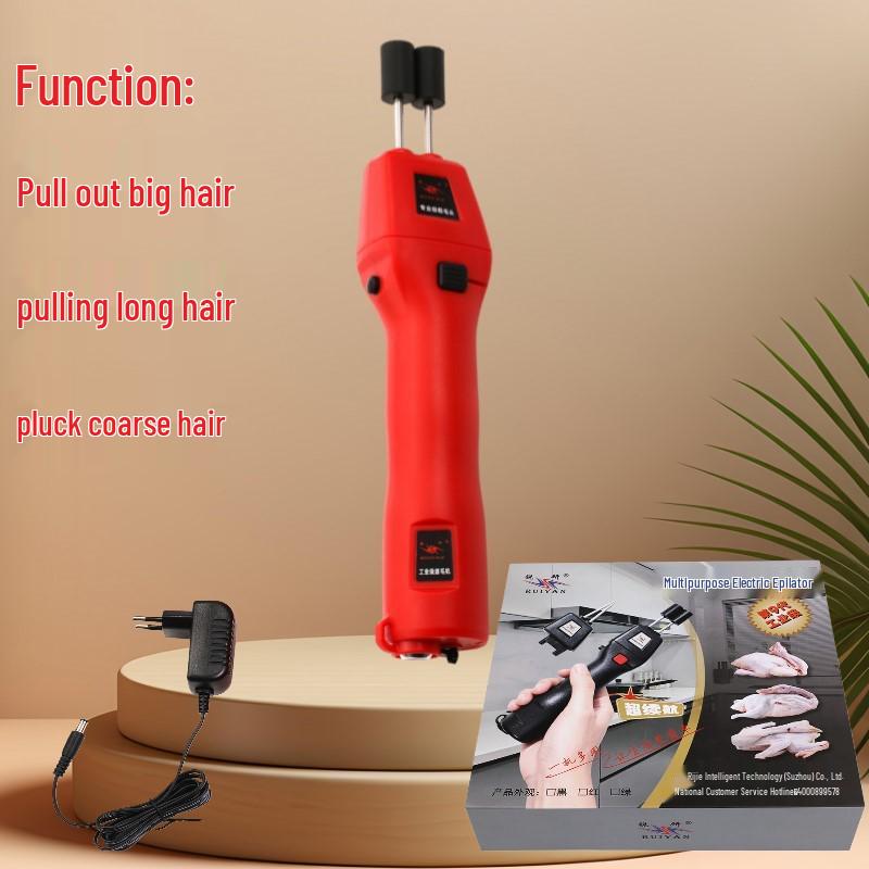 ""Elektrische Geflügelrupfmaschine""": Lithiumbatterie, Automatisch für Huhn, Ente und Gans - Europäischer Standard"