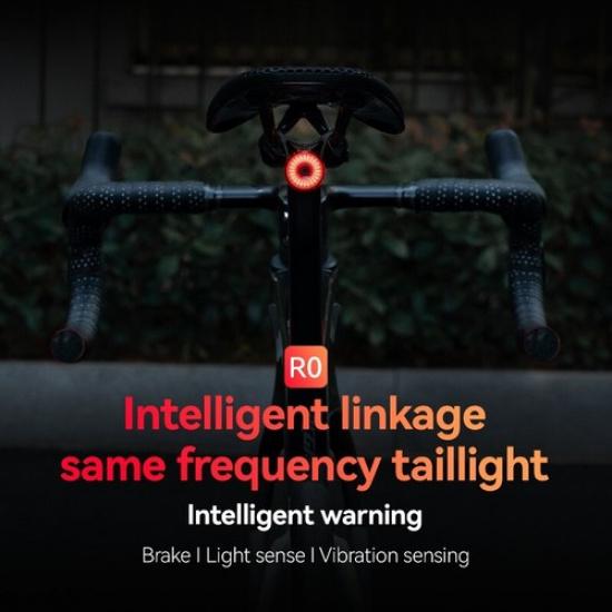 ROCKBROS Smart Bike Tail Light Auto On/Off Brake Light Waterproof Cycling Lights