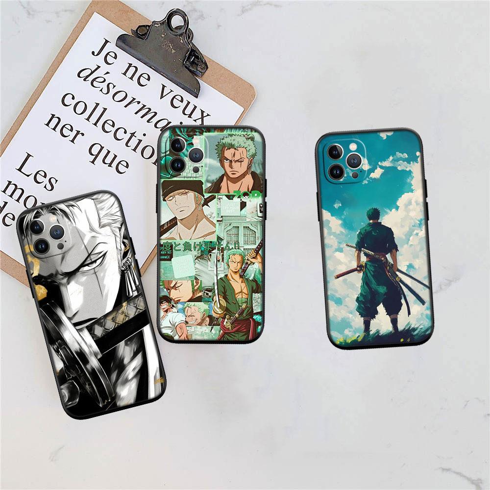 FM45 One Piece Zoro Soft Shell Phone Case for Redmi Note 13 14 Pro+ Plus A3 A3X 13X 13C 13R 14S 14C 14R
