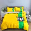 Green Stripe, CBF Emblem. Bedding Sets Duvet Cover Sets Duvet Covers Pillowcases(1*Duvet Cover 2*Pillowcases Without Duvet Insert)