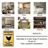 Funny Beware Of Chickens Tin Sign Retro Farmhouse Metal Plaque Outdoor Garden Wall Decor