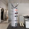 Rotating Sunglass Display Rack for Store, 44 Pairs Glass Holder, Freestanding W/ Mirror Eyeglasses Stand