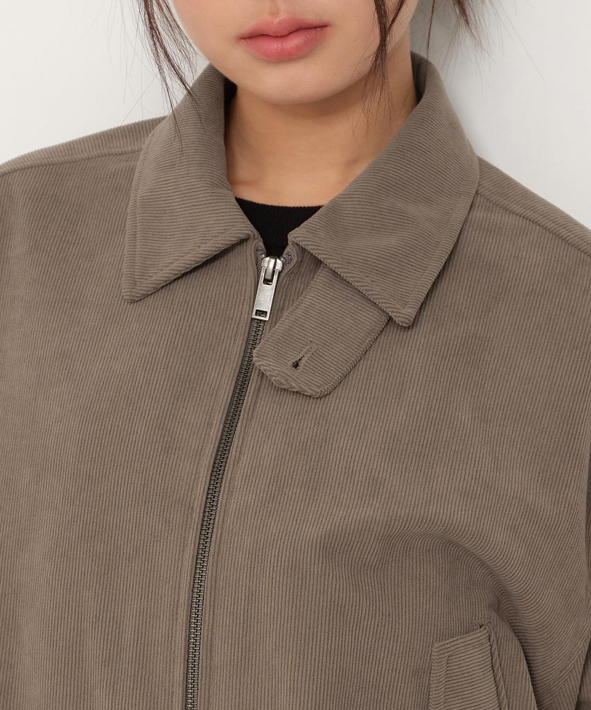Musinsa Standard Woman Women'S Corduroy Blouson Jacket [Taupe]