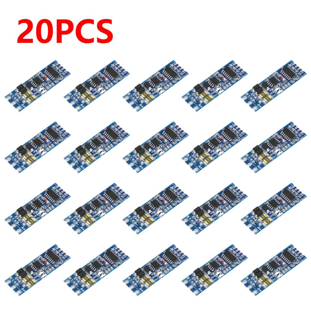 20-80PCS TTL To RS485 Module Hardware Automatic Flow Control Module Serial 3.3/5V UART Level Mutual Conversion Power Supply