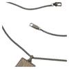 Emporio Armani Simple and Versatile Design Stainless Steel Necklace Men's Silver Silver F Basic Packaging-brand Original Box