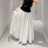 Ralph Spring Contrasting Skirt Waist A-shaped Skirt War Horse Embroidery Retro Elastic Waist Skirt