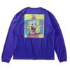 SPALDING SpongeBob SquarePants Big Face Deep Sea Long Sleeve T-Shirt, Size S (SMT24144S)