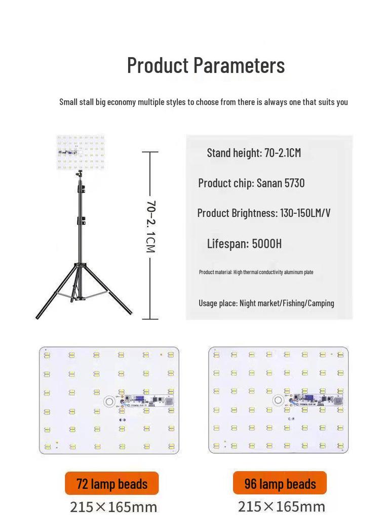 Manufacturer 12V LED Night Market Stall & Tricycle Lights