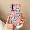 Back Cover For Vivo Y200i 5G Y03 Y28 Y38 T3x Phone Cases Lovely Cartoon Dinosaur Bumpers High Quality Matte Silicone Camera Protection Covers For Vivo