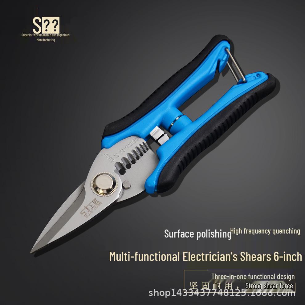 Shangjiang Multi-functional Wire Stripper & Crimping Pliers - Cable Cutter & Peeler