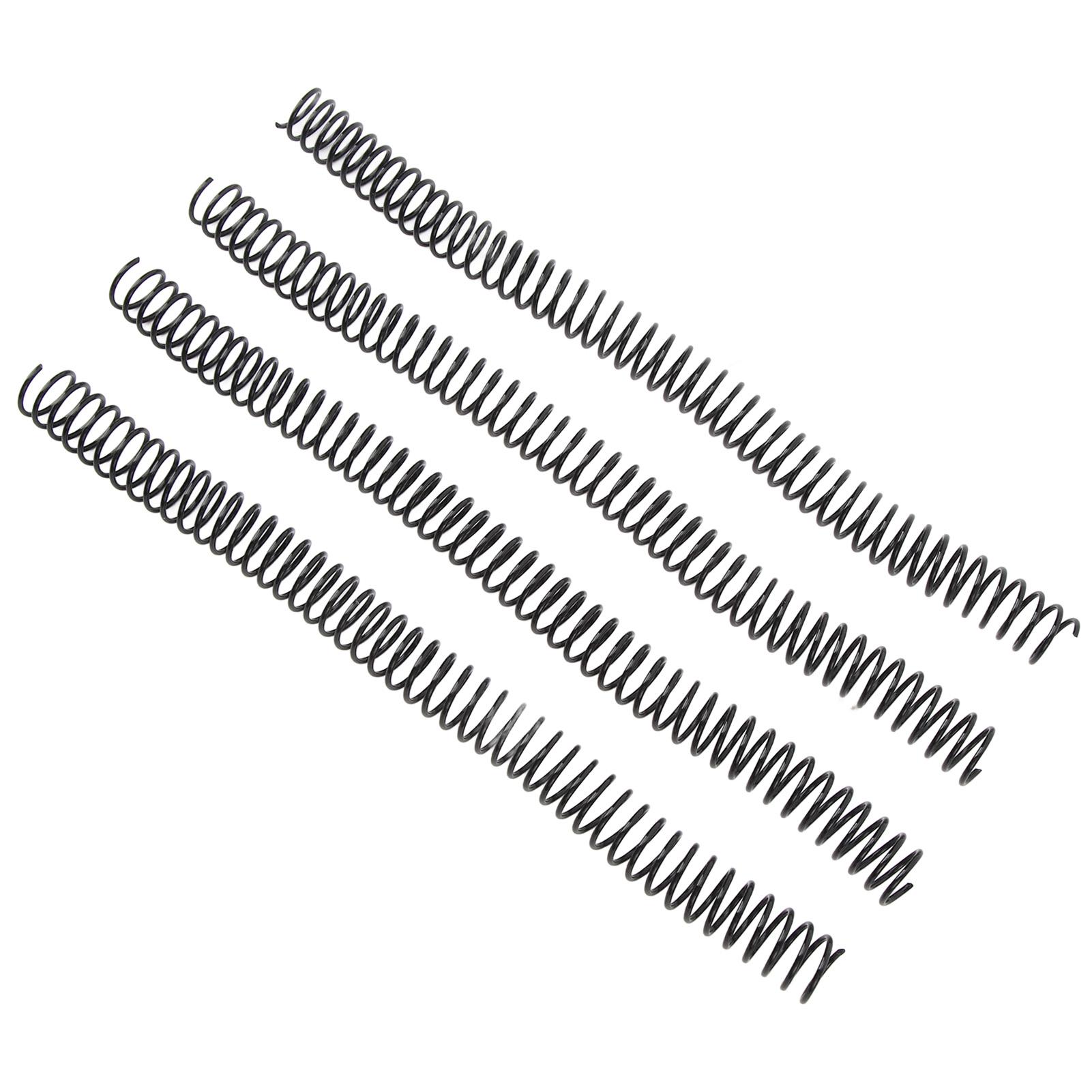 100PCS Spiral Binding Coils 16mm Diameter 48 Teeth 4:1   Combs Spines for   Paper