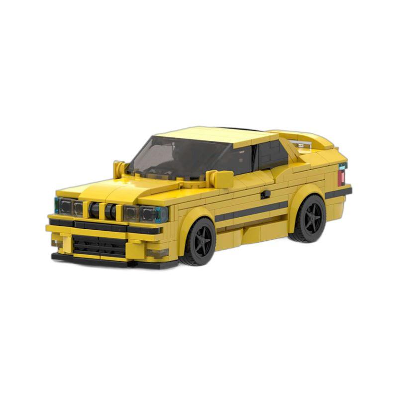 Cross-border MOC-Compatible Lego BMW M3 E36 Building Blocks - 8-Stud Car Model Toy for Boys