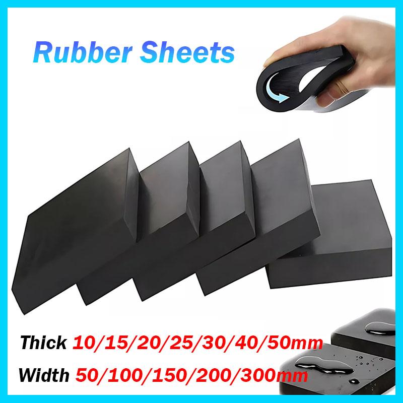 

Black Square Rubber Sheets Pad Thick 10mm~50mm Vibration Isolation Mats for Air Conditioner Width 50/100/150/200/300mm 50x50mmx10mm(5pcs)