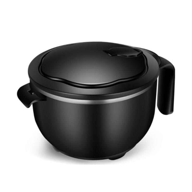 

Round instant noodle bowl with lid and large capacity stainless steel handles Cooking Kitchen noodle bowl with lid Rice | Bowls