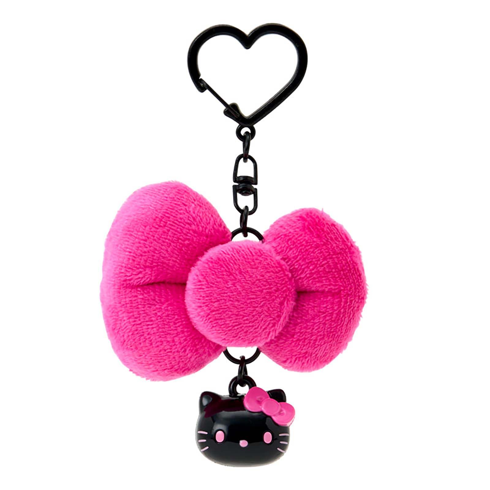 Sanrio Ribbon Keychain (I Love Hello Kitty) Kitty Black 421227 Model