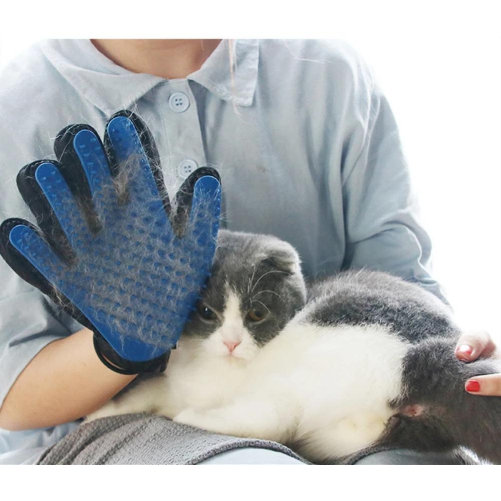 1Pc Pet Grooming Glove Cat Hair Brush For Cleaning Massage Dog Cat Removeing Hair Brush Dematting Deshedding Glove