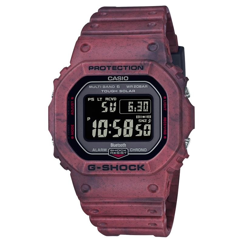 

Casio DIGITAL Series-B5600 Square Retro Classic Small Square Waterproof Quartz Movement Resin Strap Japanese and Korean Watch Men s GW-B5600SL-4PR чёрный