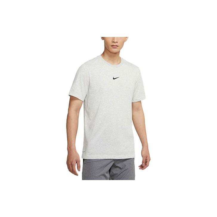 Nike Dri-Fit Training Sports Casual Crew Neck Short Sleeve T-Shirt Men Tops Grey DM3121-050