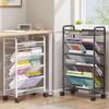 Milin Mobile 5-Tier Storage Bookshelf