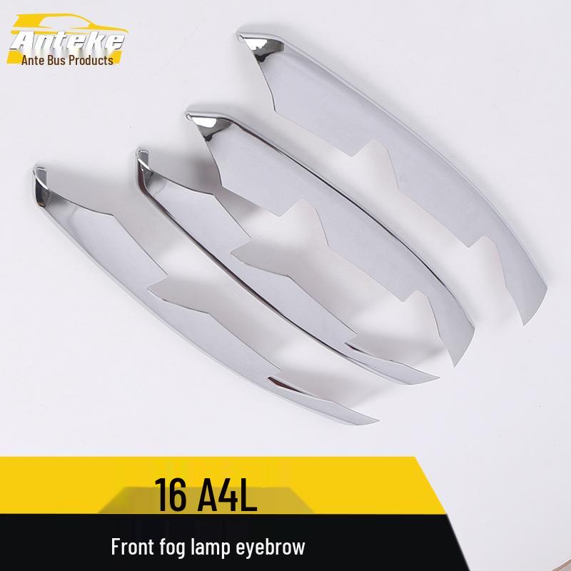 Antek Fog Light Eyebrow Trim for 2016 A4L - Chromium Plated Car Accessory