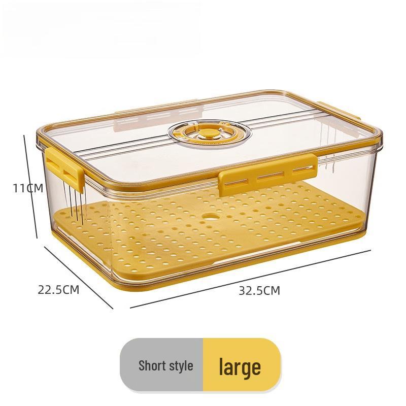 CMAOS Drainable Plastic Food Storage Container